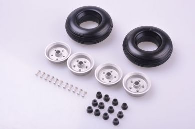 High Quality Wheels for Gas Plane 3.5in / 89mm